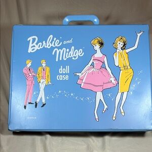 VINTAGE 1963 Barbie and Midge Doll Case